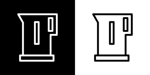 Fototapeta premium Kitchen icons. Cooking icon. Cook. Food icon. Cooking utensil icon. Kitchen tool icon. Black icon. Silhouette icon