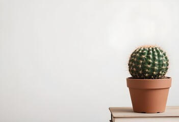 Spiny Succulent on Terracotta Pot Resting Atop Vintage Hardcover Book for Home Decor Inspiration