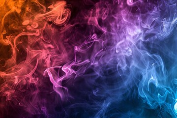 Obraz premium Colorful smoke background.