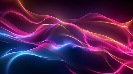 Fototapeta premium The image is an abstract background with a flowing, wave-like pattern