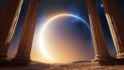 A celestial gateway framed by pillars of pure ligh upscaled_4