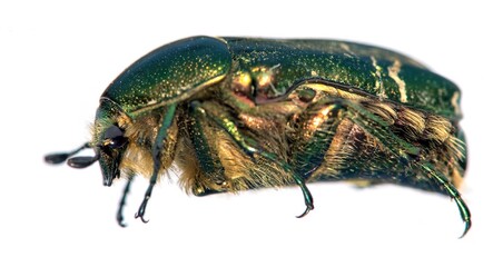 Green Rose Chafer, in latin Cetonia Aurata