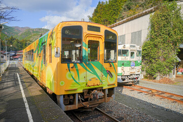 Naklejka premium 錦川清流線