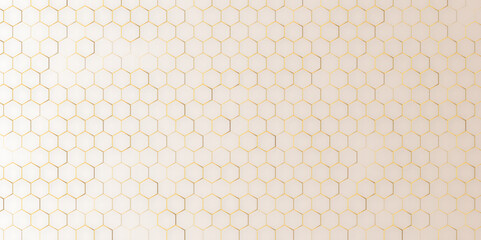 Seamless pattern of the hexagon image. 
