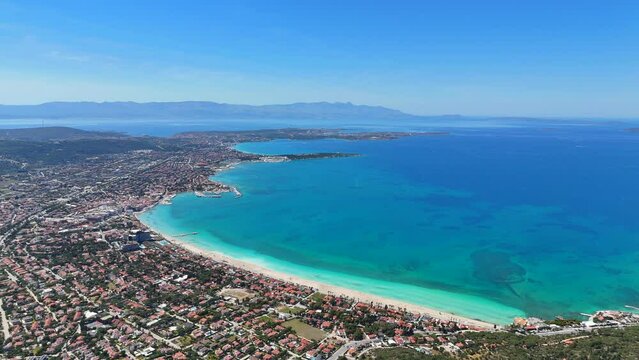 Ilica beach. Ilica is a neighbourhood in the municipality and district of &Ccedil;eşme, İzmir Province, Turkey.