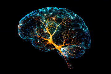 Illustrating the concept of creativity, innovation, and the imaginative mind, the power and potential of the human mind