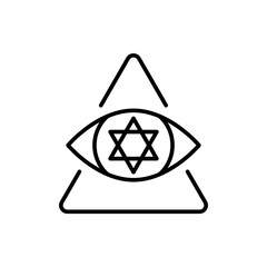 Alchemy outline icons, minimalist vector illustration ,simple transparent graphic element .Isolated on white background