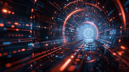 Obraz premium IoT's network infrastructure drives tech innovation, enhances business services, and boosts connectivity.