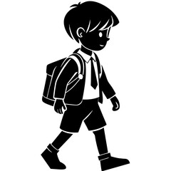 a-booy-going-to-school-vector-silhouette