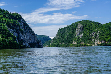 lake in the mountains, Danube Boilers, Mehedinti, Romania