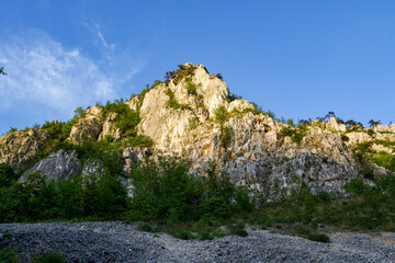 rocks in the mountains,  Feregari Gorges, Domogled Mountains, Romania 