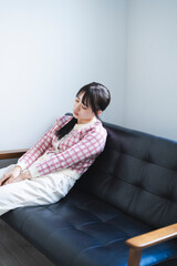 Obraz premium 若い女性