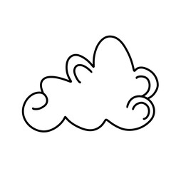 Doodle sky, planet, star