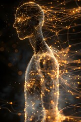 Stellar Connection: Human Profile in Golden Constellations
