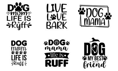 Obraz premium DOG SVG BUNDLE