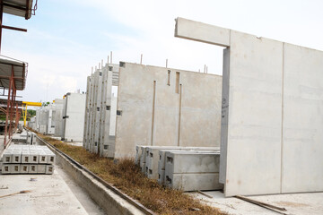 Precast concrete wall production factory, Precast Concrete Wall.
