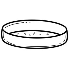 Petri dish illustration, experiment, science, bacteria