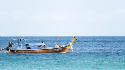 Fototapeta premium Thai national boats in Phuket
