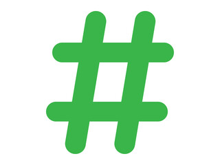 Obraz premium Hashtag icon
