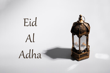 Eid al Adha, traditional Arabic lantern, Islamic celebration, festive decoration, Muslim holiday