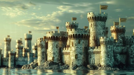 Market Risk Analysis Fortress, a stronghold stands against the siege of market fluctuations
