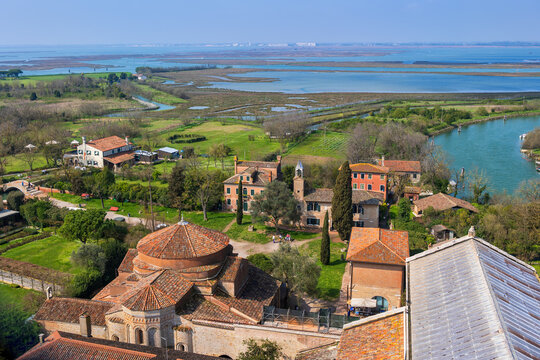 Torcello Island In Venetian Lagoon In Italy