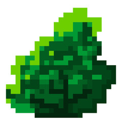 A bush in 8 bit pixel art	