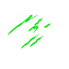 Green Brush Scribble