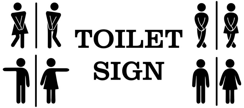 Funny Restroom Sign Images – Browse 3,047 Stock Photos, Vectors, and ...