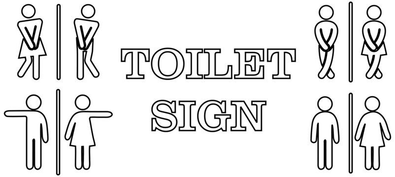 Funny Restroom Sign Images – Browse 3,047 Stock Photos, Vectors, and ...