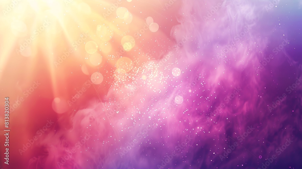Poster A vibrant gradient background with a subtle lens flare overlay, creating a dreamy and ethereal atmosphere.