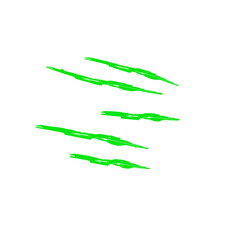 Green Brush Scribble