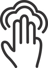 hand signs icon 