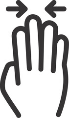 Obraz premium hand signs icon 