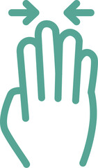 hand signs icon 