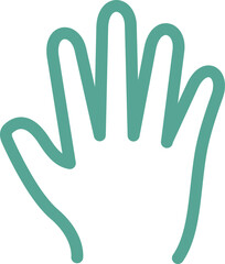 Fototapeta premium hand signs icon 