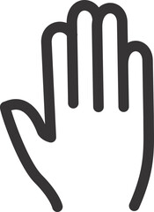 Obraz premium hand signs icon 