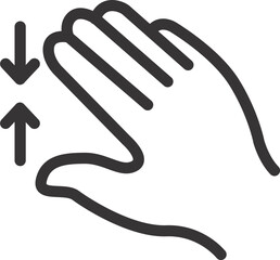 rubbing hand icon 