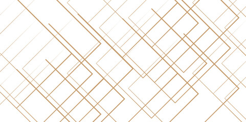 Elegant modern gold line background. Diagonal Mondrian pattern vector.