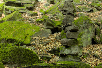 stones stacked perfectly on top of each other