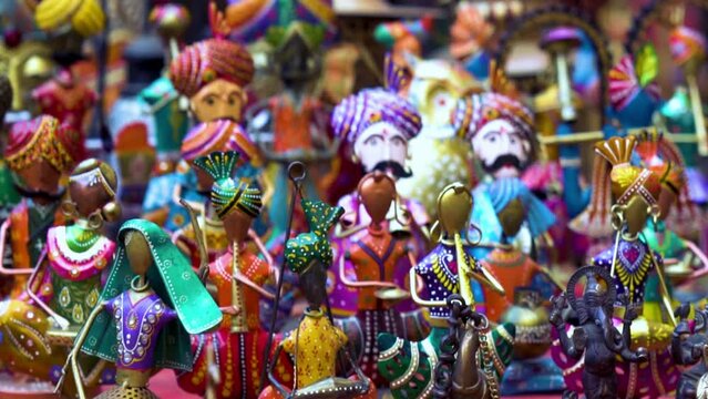 cute rajasthani little figurines