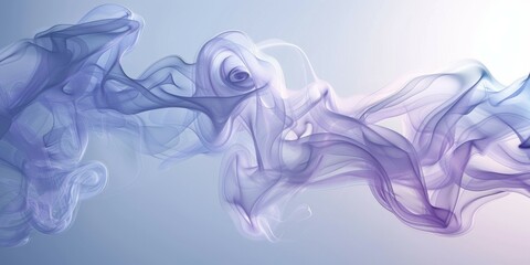 Abstract multicolored smoke on a white background. Texture fog. Design element for graphics.