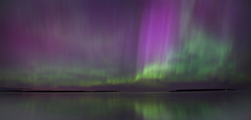 Not normally seen this far south, this image of the Aurora Borealis (Northern Lights) was captured in Southern Ontario (Canada) on May 10, 2024 during a massive and very rare G5 geomagnetic storm. 