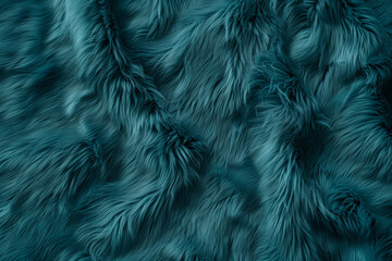 Obraz premium A close up of a blue fur texture
