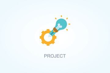 Project Vector  Or Logo Sign Symbol Illustration