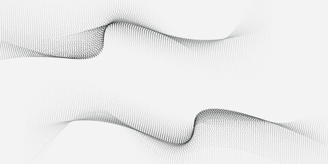 Abstract halftone wave dotted background. Futuristic twisted grunge pattern, dot, circles. Vector modern optical pop art texture for posters, business cards, cover,ilustration.vector