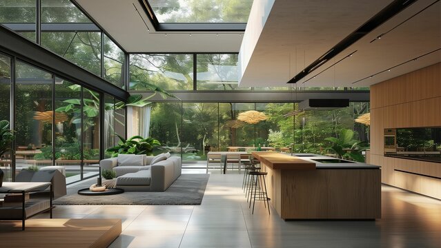 Fototapeta interior design living room