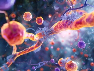 Insulins Impact on Emotional Stability A D Rendered Series of