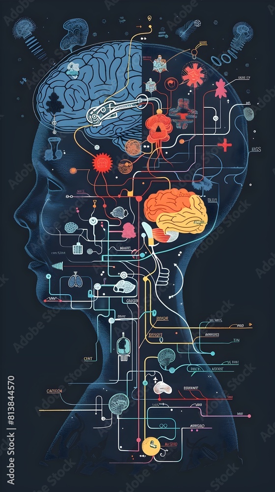 Poster insulin vs glucose a visual comparison of cognitive effects on brain function and memory in