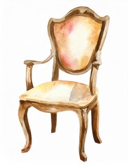 Krzesło antyk ilustracja